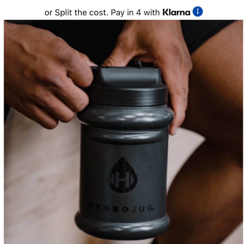 HydroJug Black Mini Jug 32 oz nwt